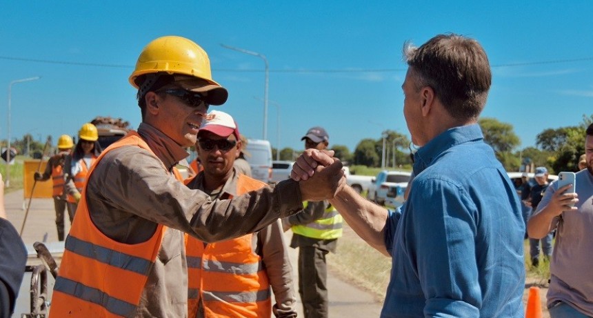 EL GOBERNADOR ZDERO INSPECCIONÓ LAS OBRAS DE REPARACIÓN EN LA RUTA PROVINCIAL N° 9