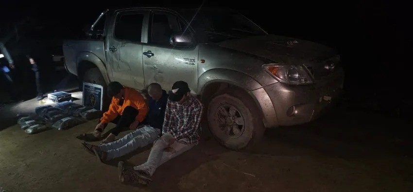Cae banda narco en Castelli: incautan 12 kilos de marihuana y hay tres detenidos