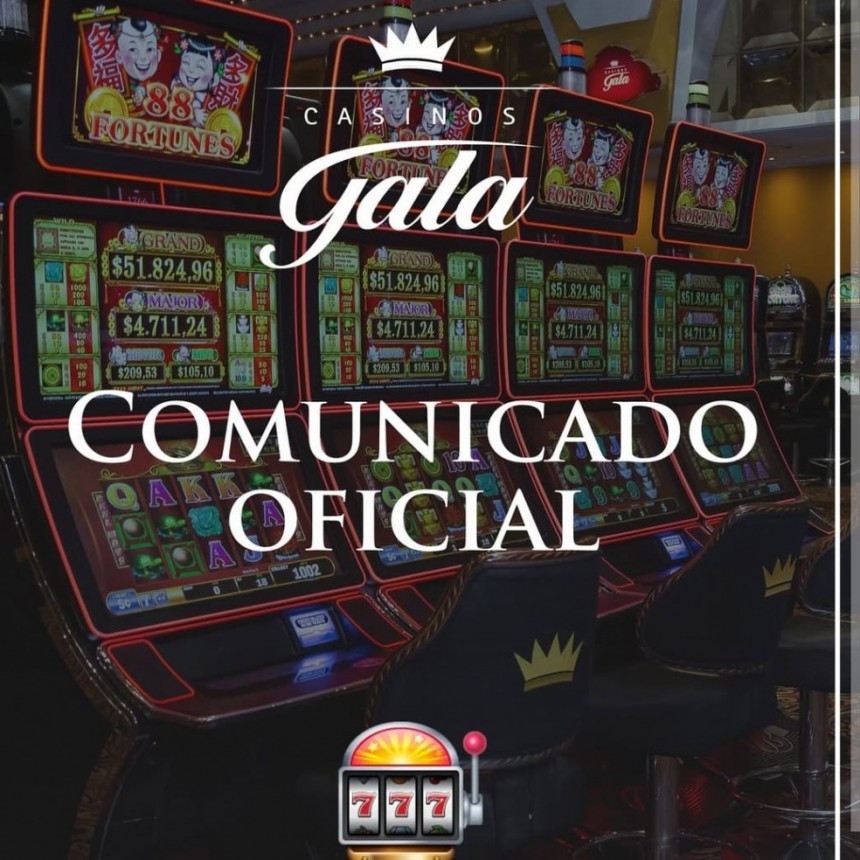 𝗖𝗢𝗠𝗨𝗡𝗜𝗖𝗔𝗗𝗢 𝗢𝗙𝗜𝗖𝗜𝗔𝗟 – 𝗖𝗔𝗦𝗜𝗡𝗢𝗦 𝗚𝗔𝗟𝗔 🎰