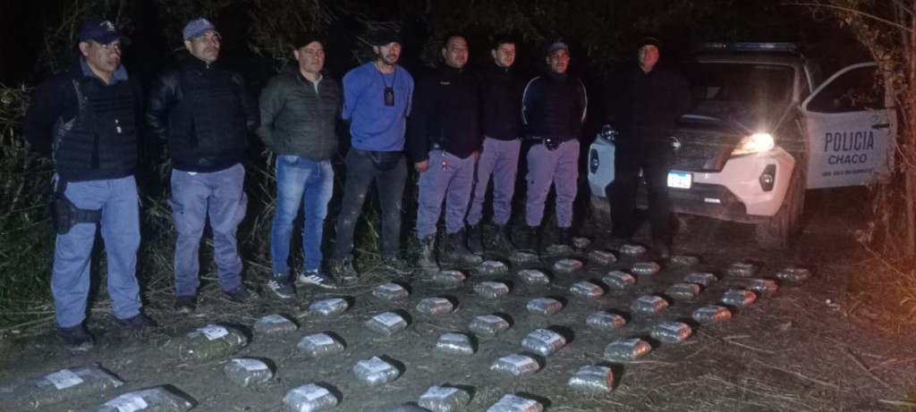 Golpe al narcotráfico en el Impenetrable: incautan casi 49 kilos de marihuana