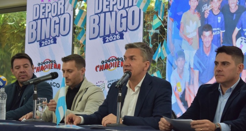 EL GOBIERNO Y LOTER&Iacute;A CHAQUE&Ntilde;A LANZARON EL DEPORBINGO 2026 CON IMPORTANTES BENEFICIOS PARA LOS CLUBES