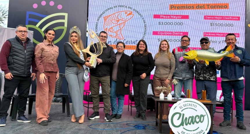 CHACO PRESENT&Oacute; EL TROFEO QUE SER&Aacute; EL NUEVO S&Iacute;MBOLO DEL TORNEO INTERNACIONAL DEL DORADO