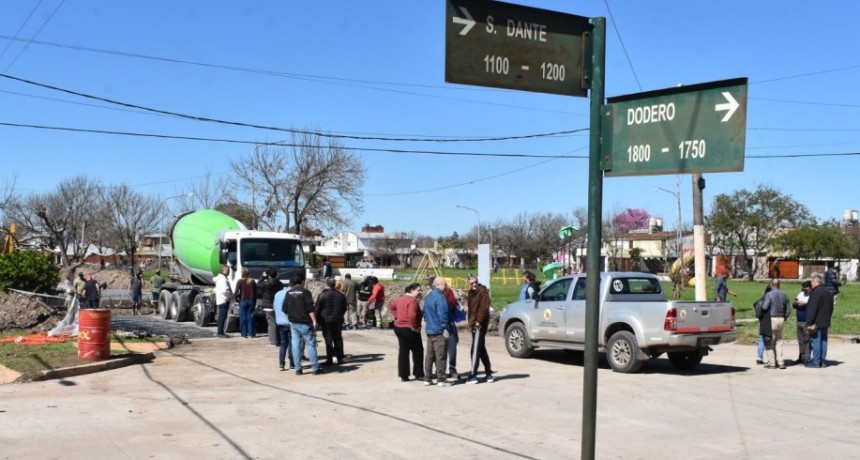 RESISTENCIA: VILLA ELISA SIGUE AVANZANDO CON M&Aacute;S OBRAS DE PAVIMENTO Y DESAG&Uuml;ES