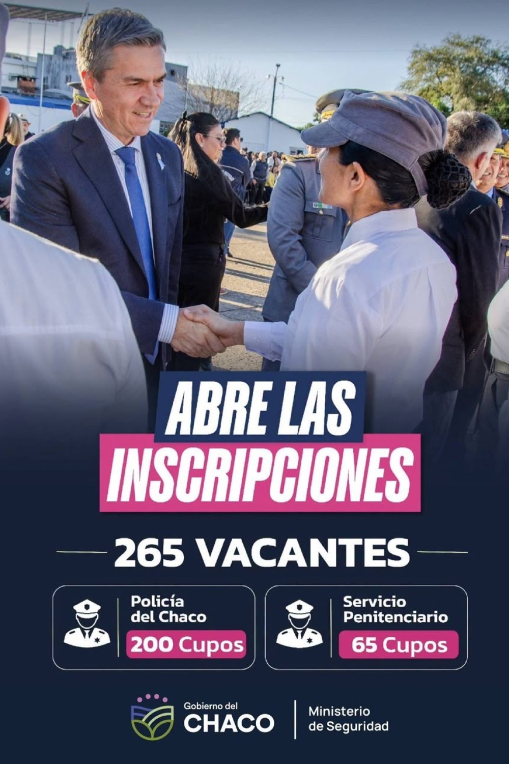 YA EST&Aacute;N HABILITADAS LAS INSCRIPCIONES PARA INGRESAR A LA POLIC&Iacute;A Y AL SERVICIO PENITENCIARIO