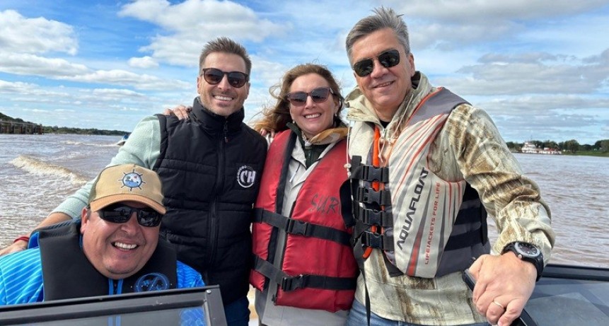 PUERTO LAS PALMAS: EL GOBERNADOR ZDERO ACOMPAÑÓ HOY EL 24° TORNEO DE PESCA EMBARCADA CON DEVOLUCIÓN