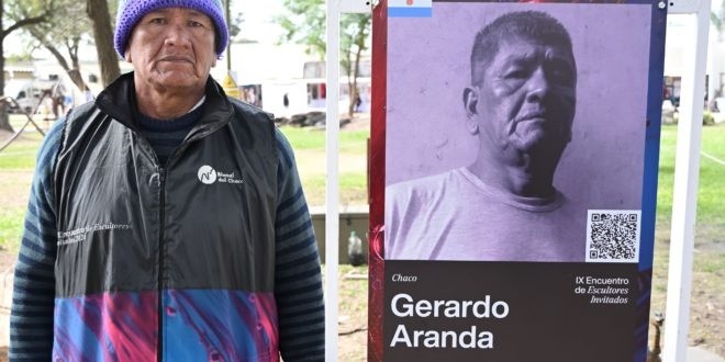 BIENAL 2024: El escultor qom del Cristo Redentor de Miraflores, un invitado de gran escala