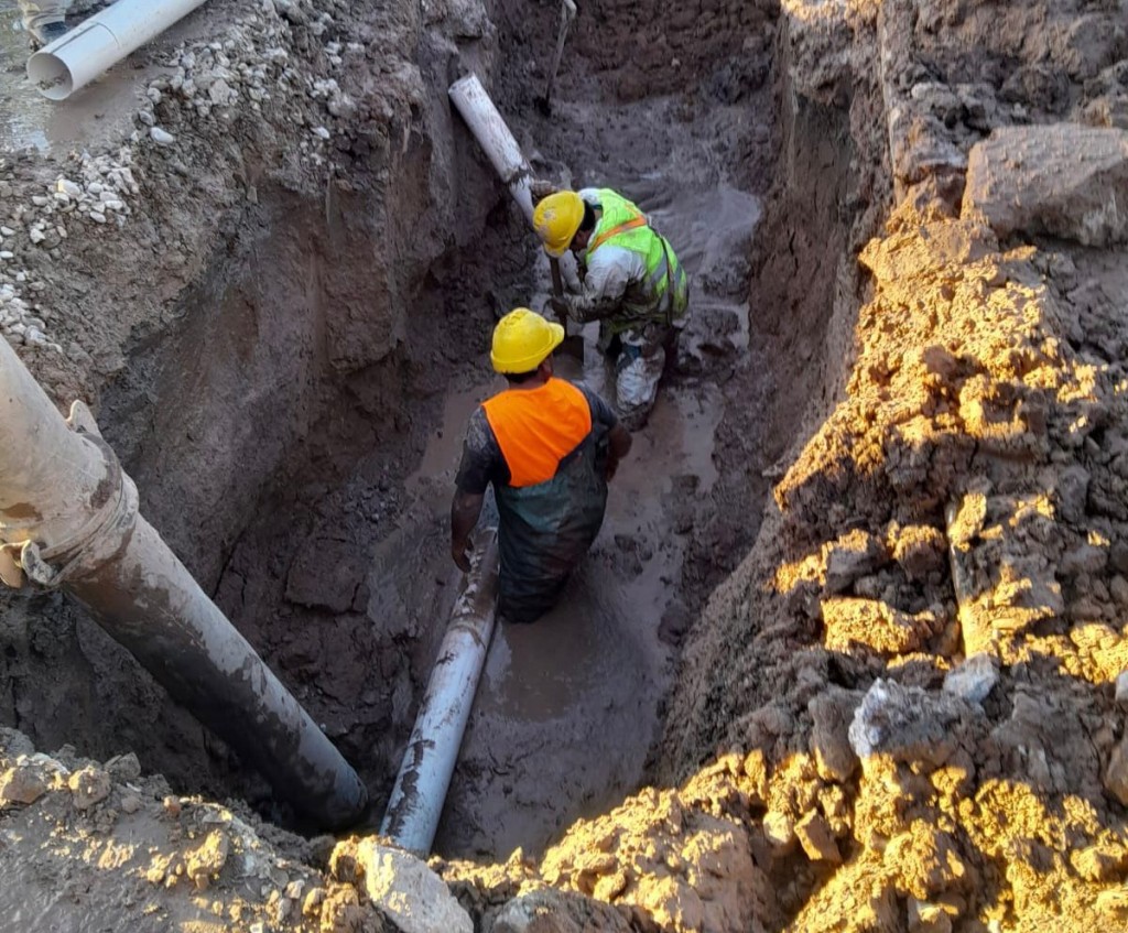 SAMEEP AVANZA CON OBRAS DE SANEAMIENTO EN EL CENTRO DE SÁENZ PEÑA